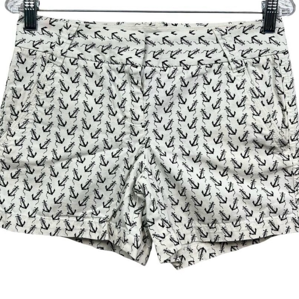J. Crew Women's Cargo Shorts with Anchor Pattern